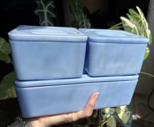 Vintage 1920s Jeannette Delphite Refrigeration Storage Set “Fridgies” picture