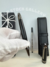 MONTBLANC Meisterstück 146 Ultra Black Classique Rollerball Pen Matte Black Gift picture
