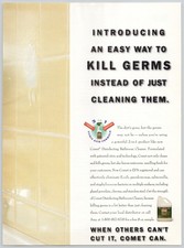 Comet Disinfectant Bathroom Cleaner 2 in 1 Citric Acid 1996 Vintage Print Ad picture