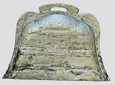 Vintage CHICAGO Worlds Fair 1933 Century of Progress Metal Crumb Pan Souvenir picture