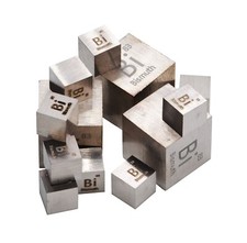 Bismuth Metal 10mm Density Cube 99.99% for Element Collection USA SHIPPING picture