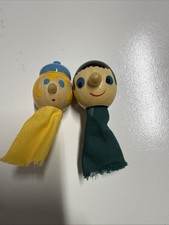 Vintage Creative Playthings 2 Finger Puppets Teaching School Japan picture