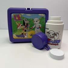 1993 Lamb Chop Lunchbox and Thermos Vintage Plastic Lunchpail picture