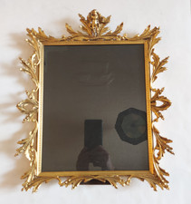 Vintage Ornate Cherub Bird Gold Ormolu Large Picture Frame picture
