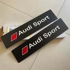 2 pcs Audi Sport license plate Christmas gift Quattro RS RS3 RS4 RS6 Vossen picture