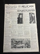 1944 Jan 14 THE PELICAN New Orleans Newspaper VG 4.0 Vultee Aircraft Corp. picture