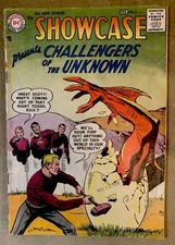 DC Comics SHOWCASE 6 CHALLENGERS of The UNKNOWN 1st Appearance Feb 1957 GD GOOD picture