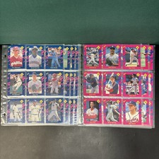 1990 Classic Baseball Cards Lot 200 Blue Pink Griffey Jr Ryan Bonds Bo Jackson picture