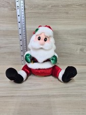 Vintage Gemmy Animated Lighted Singing Santa, English or Spanish picture