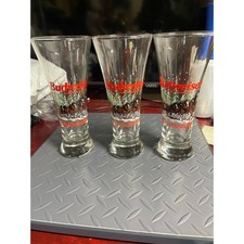 1989 Budweiser Clydesdales Beer Glasses Set of 3 Anheuser-Busch Collectible picture