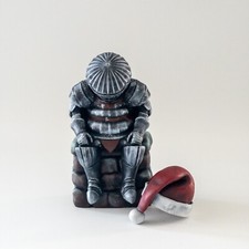 Premium Large Free-sitting Onion knight Statue,Siegmeyer of Catarina Figure, picture