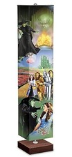 New Bradford Exchange Wizard Of Oz 60” Floor Lamp Art On 4-Sided Fabric Shade picture