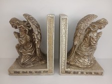 MAY GOD BE WITH YOU ANGEL BOOKENDS picture