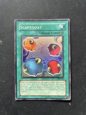 Yu-Gi-Oh SDJ-041 Scapegoat (Super Rare) Holo Shift Misprint picture