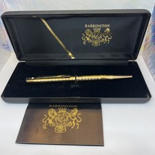 Barrington Gold Tone Precision Ballpoint Pen picture
