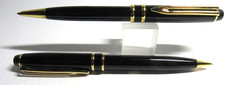 SET OF  TERZETTI BLACK EXPERT GT BALLPOINT+.9MM MECHANICAL PENCIL+VELVET POUCH picture