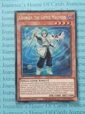 BLMM-EN044 Crowley, the Gifted Magistus Secret Rare Yu-Gi-Oh Card 1st Edit New picture