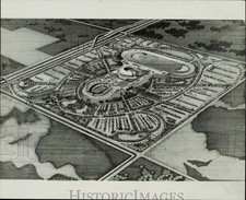 1979 Press Photo Plan for a proposed stadium - lrb18448 picture