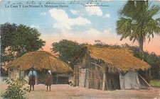 Postcard Mexico: La Casa Y Las Ninas, A Mexican Home, DB Posted 1917 picture