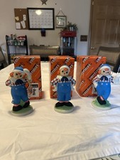 Vintage Flambro 4520a 4520b 4520c raggedy Ann Andy  Figurine Lot Of 3 picture