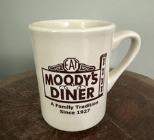Moody's Diner Mug New England Coffee Retro Coffee Tea Cup Waldoboro Maine picture