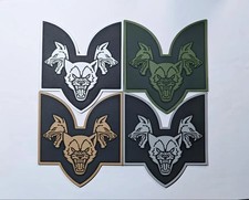 chevron Da Vinci's Wolves, Wolves 4 pcs💛💙 picture