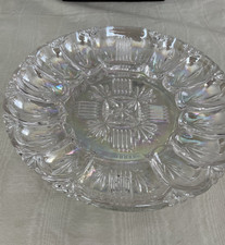 Federal Glass 12 Deviled Egg /  Tray Relish Clear picture