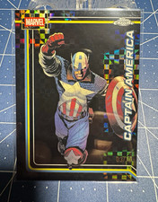 2026 Topps Chrome Marvel Captain America Refractor Serial Numbered 3 /10  picture