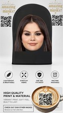 Selena Gomez Mesh Mask Full Face Breathable Costume Cosplay Halloween Gag picture