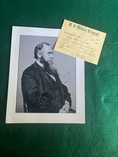 Lincoln's Secretary of War, Edwin M Stanton, Portrait reprint & Bonus Gift picture