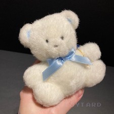 VTG Sanrio Sugar Cream Puff Mini 4” PLUSH White Teddy Bear Mascot NOS 1994 RARE picture