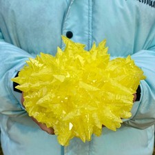 1.64LB Rare yellow sulfur mineral specimen picture