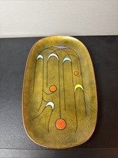 Miguel Pineda Enamel Dish Modern Art Trinket Dish Wall Hanger picture