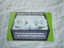 Deutz-Fahr DX3 tractor brochure picture