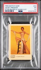 1962 DUTCH GUM STAR BILDER 63 JULIET PROWSE PSA 1.5 picture