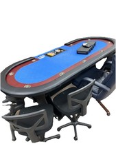 Casino Style Poker Table | 9 Player | Custom-Made Base | Speed Cloth picture