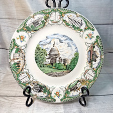 Vintage Silberne Product United States Capitol Plate Souvenir Plate  picture