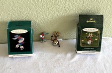 2 Hallmark Keepsake Ornaments 2000 Christmas Bells & 1994 Buster Bunny picture