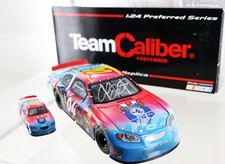 Carl Edwards and Mark Martin signed this Team Caliber Justice League 04 Chevy picture