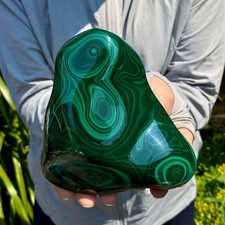 2.75LB TOP Natural Malachite crystal quartz Mineral specimen Reiki gem picture