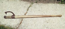 Vintage antique Cant Hook Log Roller Rolling Peavey Timber Logging Tool USA picture