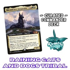 Rin And Seri, Inseparable Custom Deck MTG | Cat And Dog Tribal EDH Deck picture