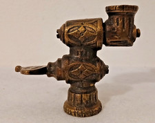 Antique Late 1800s - Early 1900s Ornate Brass Petcock Steam Value Steampunk picture
