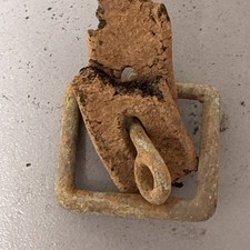 Large 1.5” Belt Buckle Found At The Antietam Battle site,1862 With COA picture