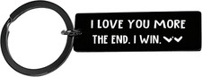 I Love You More the End I Win Keychain Valentine'S Day Gifts for Him picture