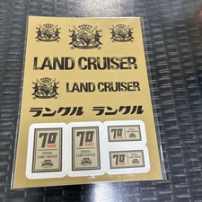Toyota Land Cruiser 70th Anniversary Sticker Set Emblems Logo Japan New picture