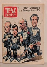 TV Guide 11/16/1974-The Godfather cover by Jack Davis picture
