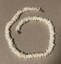 (MJS 6) Vintage 1970s White Puka Shell Necklace 15