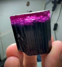 This is an exceptional Natural gemmy pink cap tourmaline crystal fromAfghanistan picture