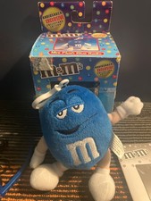 M&M'S MINI PLUSH BLUE FM RADIO W/ HEADPHONES picture